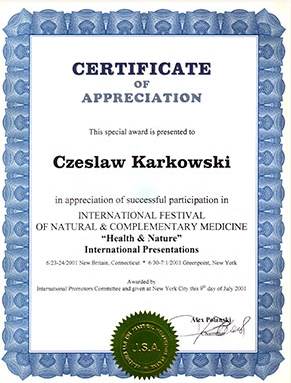 czesław karkowski - medycyna naturalna